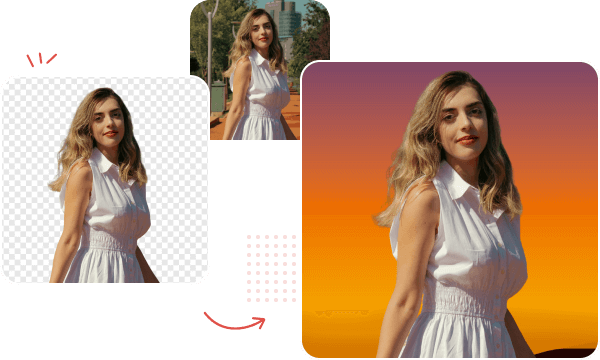 make photo background transparent